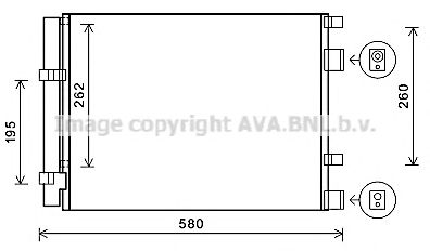 AVA QUALITY COOLING hy5396d -  Конденсатор, кондиционер